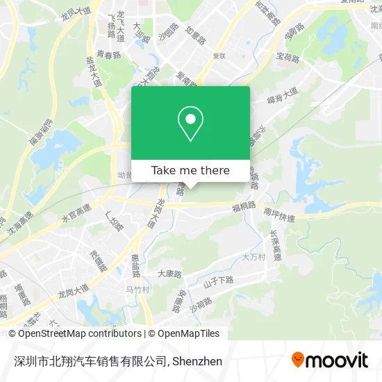 深圳市北翔汽车销售有限公司 map