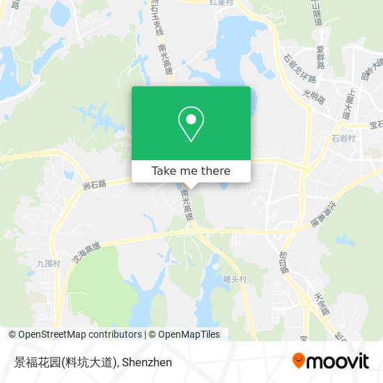 景福花园(料坑大道) map