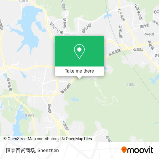 恒泰百货商场 map