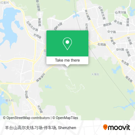 羊台山高尔夫练习场-停车场 map