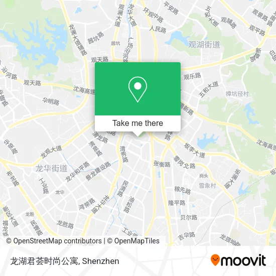 龙湖君荟时尚公寓 map