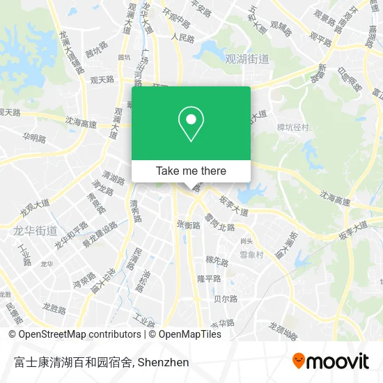富士康清湖百和园宿舍 map