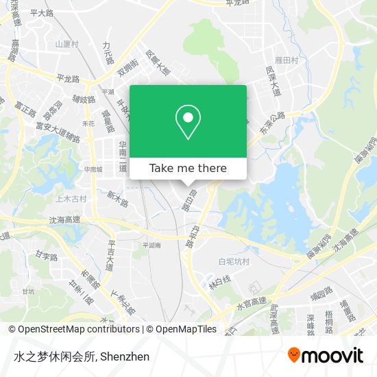 水之梦休闲会所 map