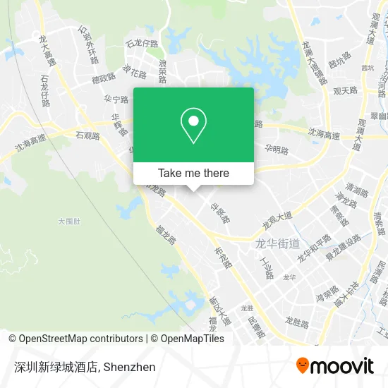 深圳新绿城酒店 map