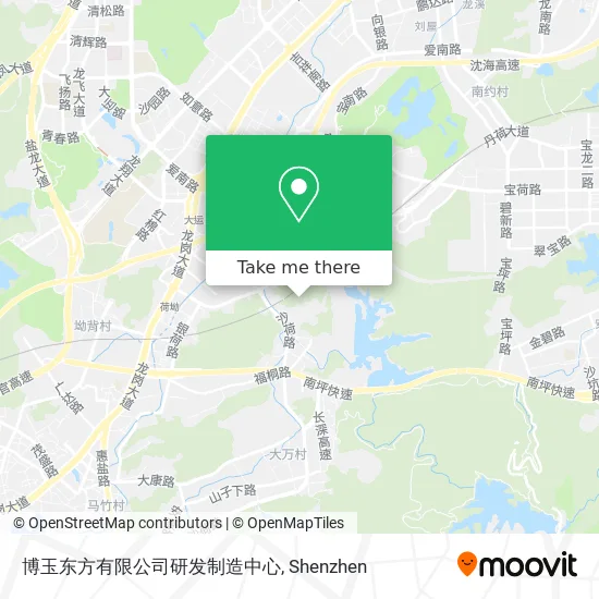 博玉东方有限公司研发制造中心 map