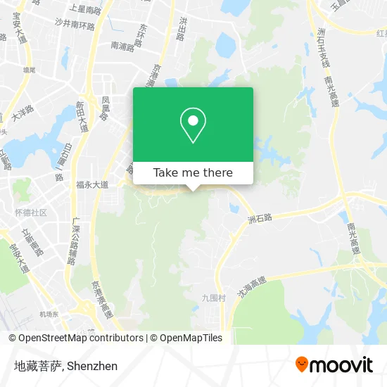 地藏菩萨 map
