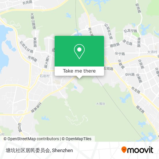 塘坑社区居民委员会 map