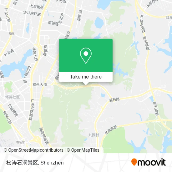 松涛石涧景区 map