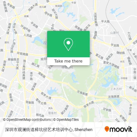 深圳市观澜街道樟坑径艺术培训中心 map