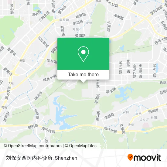 刘保安西医内科诊所 map