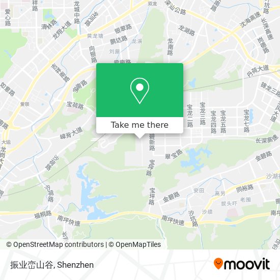 振业峦山谷 map