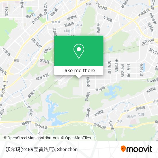 沃尔玛(2489宝荷路店) map