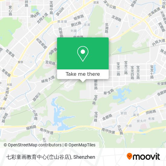 七彩童画教育中心(峦山谷店) map