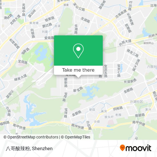 八哥酸辣粉 map