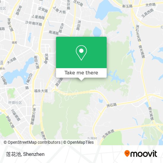 莲花池 map