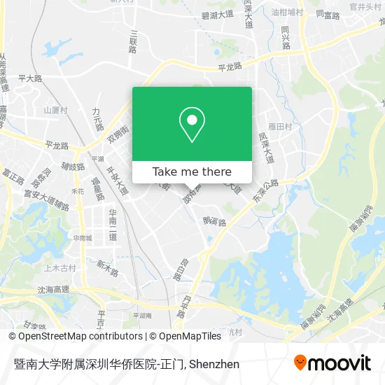 暨南大学附属深圳华侨医院-正门 map