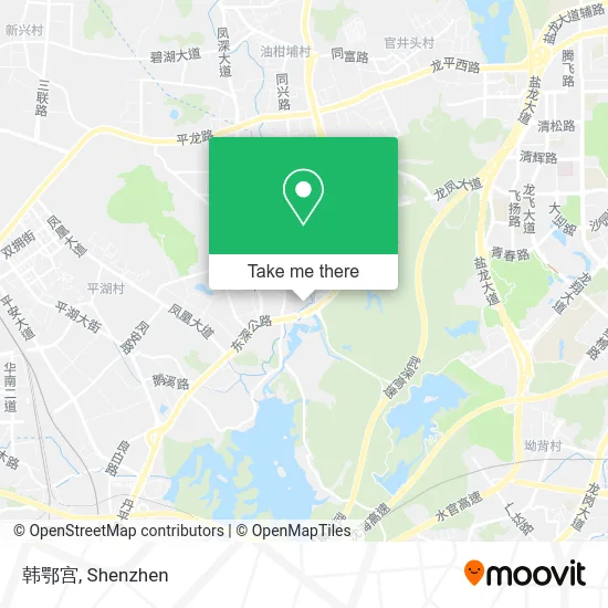 韩鄂宫 map