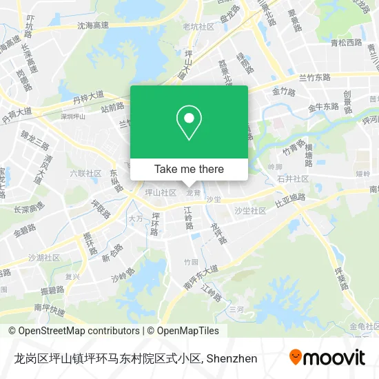 龙岗区坪山镇坪环马东村院区式小区 map