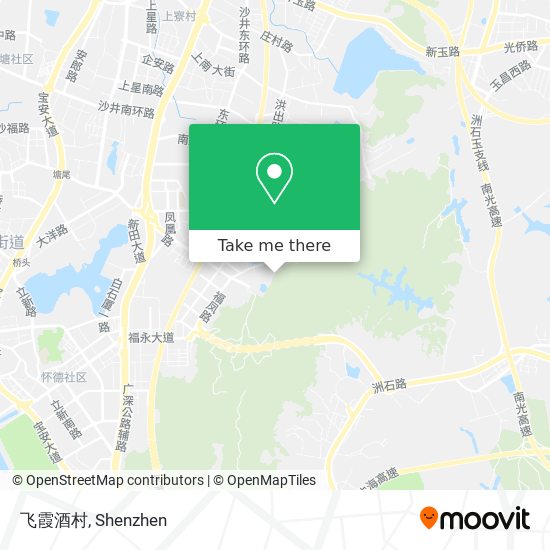 飞霞酒村 map