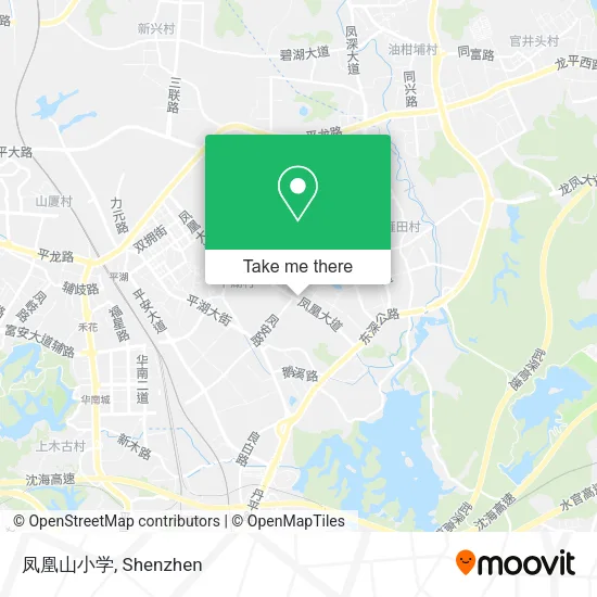 凤凰山小学 map