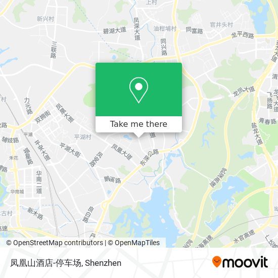 凤凰山酒店-停车场 map