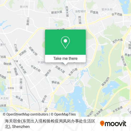 海关宿舍(东莞出入境检验检疫局凤岗办事处生活区北) map