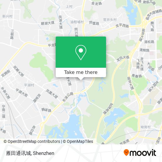 雁田通讯城 map