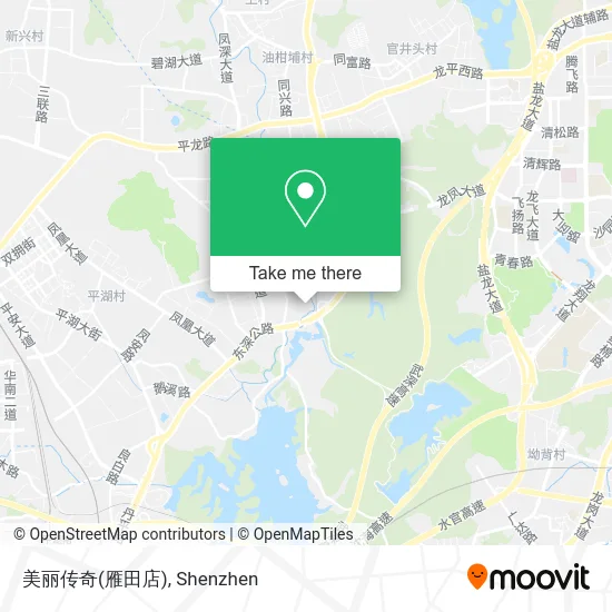 美丽传奇(雁田店) map