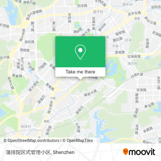 蒲排院区式管理小区 map