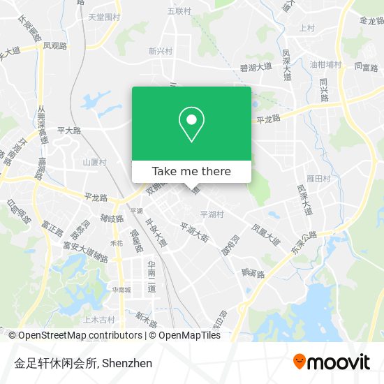 金足轩休闲会所 map