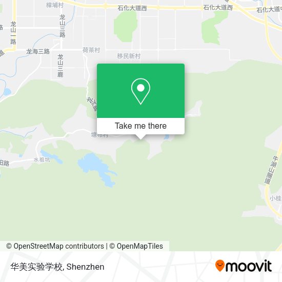 华美实验学校 map
