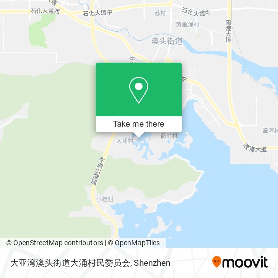 大亚湾澳头街道大涌村民委员会 map