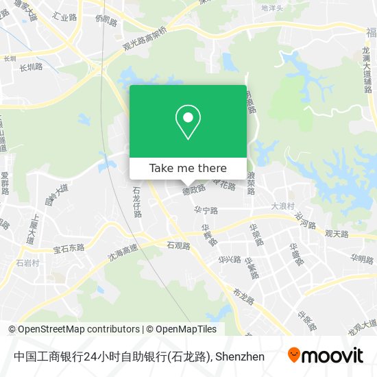 中国工商银行24小时自助银行(石龙路) map