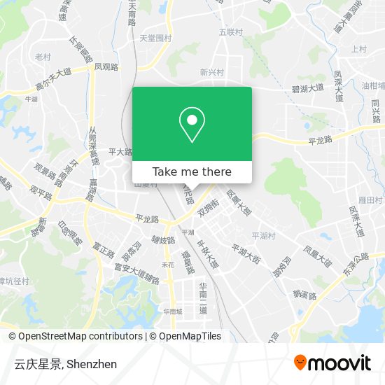 云庆星景 map