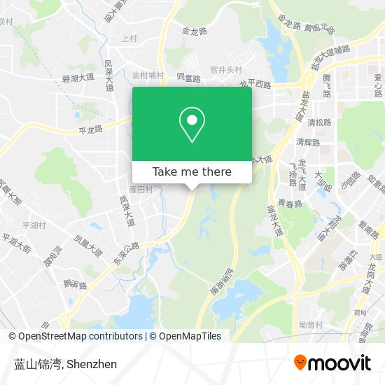 蓝山锦湾 map