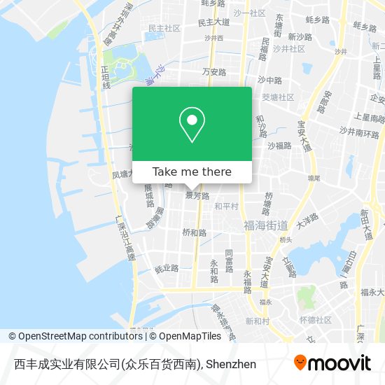 西丰成实业有限公司(众乐百货西南) map