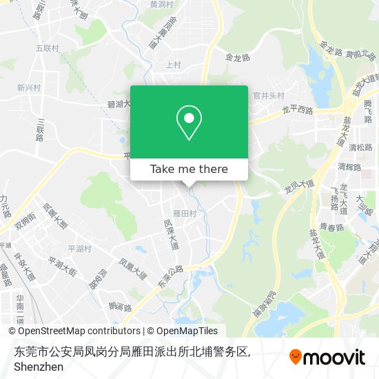 东莞市公安局凤岗分局雁田派出所北埔警务区 map