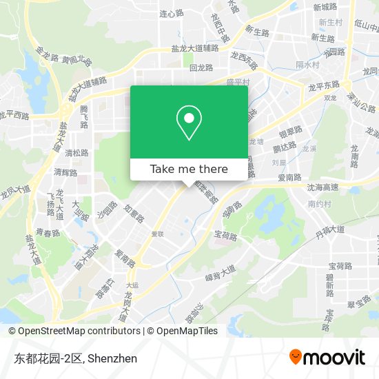 东都花园-2区 map