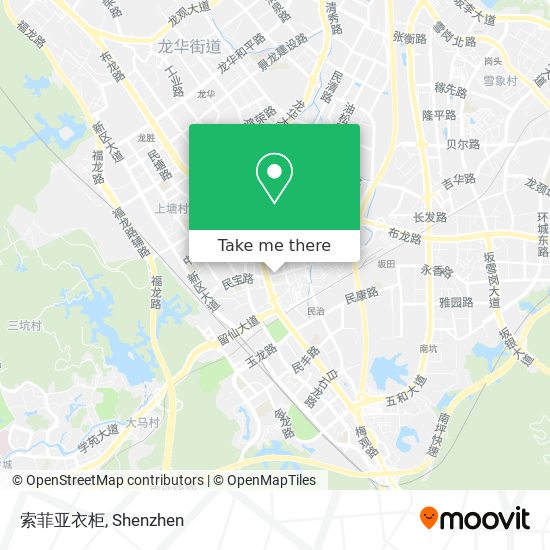 索菲亚衣柜 map