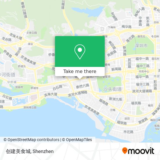 创建美食城 map