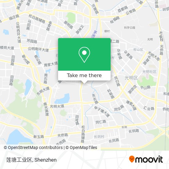 莲塘工业区 map