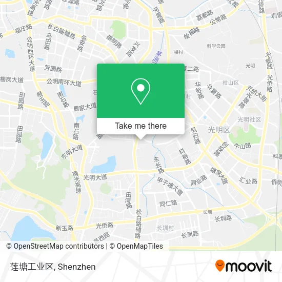 莲塘工业区 map