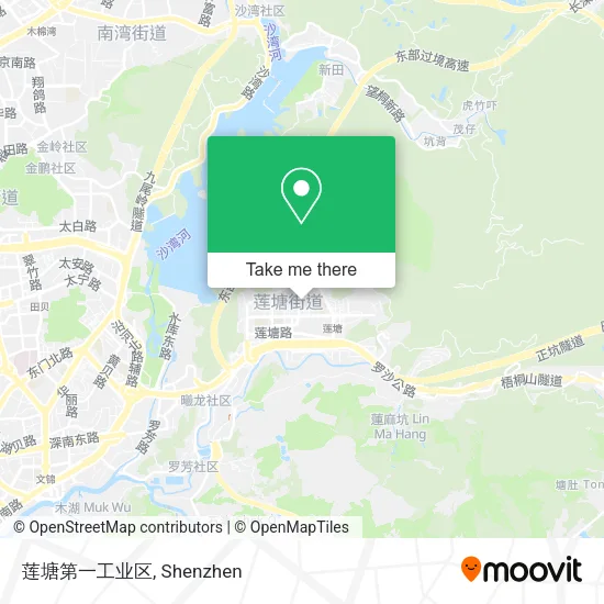 莲塘第一工业区 map