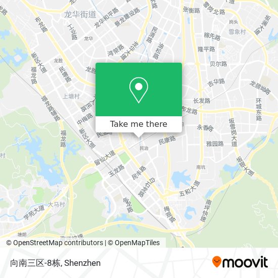 向南三区-8栋 map