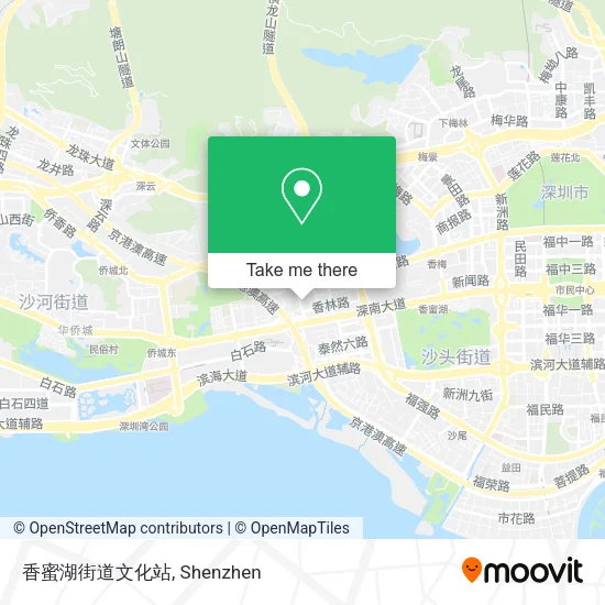 香蜜湖街道文化站 map