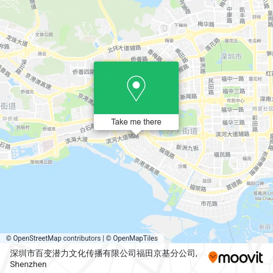 深圳市百变潜力文化传播有限公司福田京基分公司 map