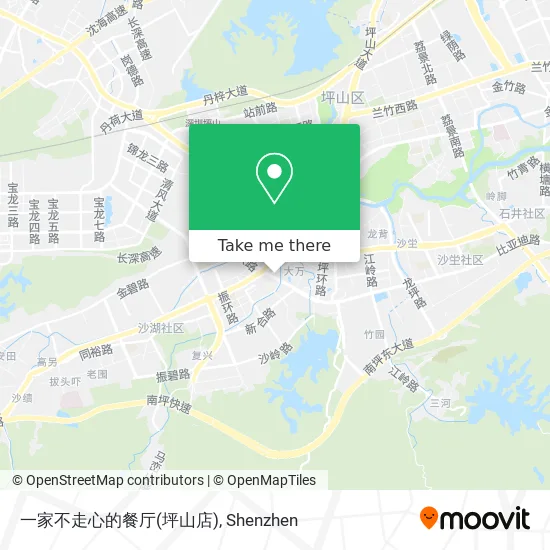 一家不走心的餐厅(坪山店) map