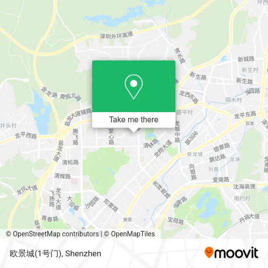 欧景城(1号门) map