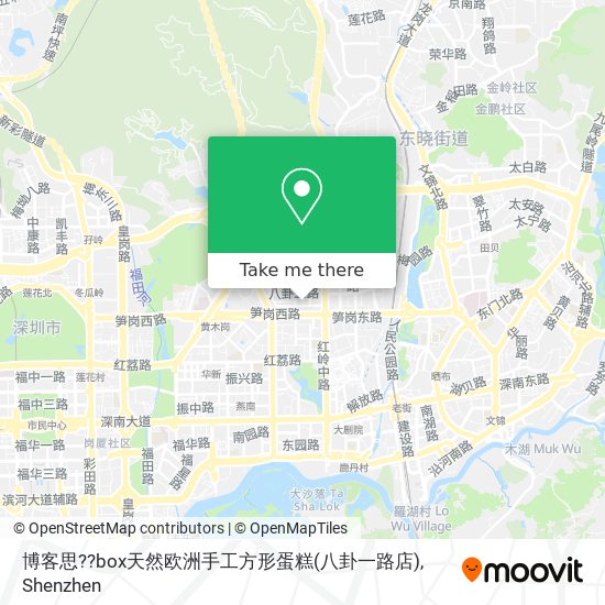 博客思??box天然欧洲手工方形蛋糕(八卦一路店) map