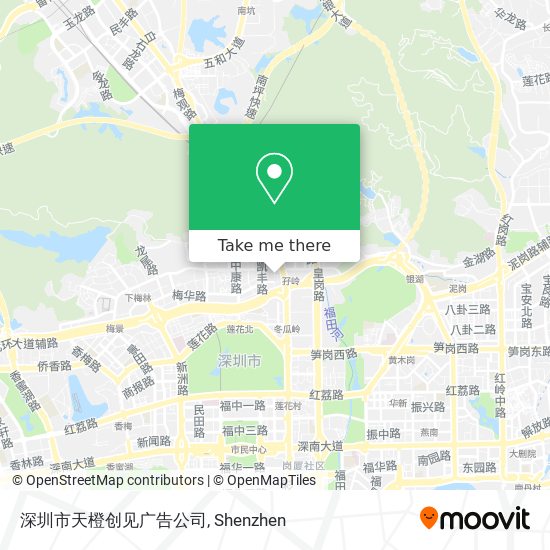 深圳市天橙创见广告公司 map